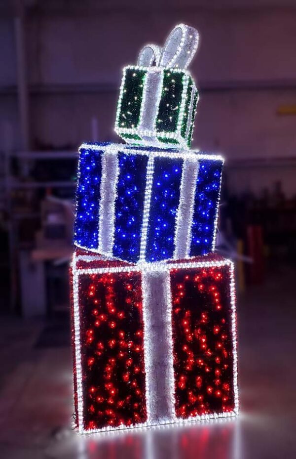 Tilted Stacked Packages