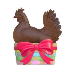 Hen in Easter Basket