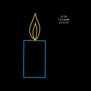 7 1/2' SINGLE CANDLE