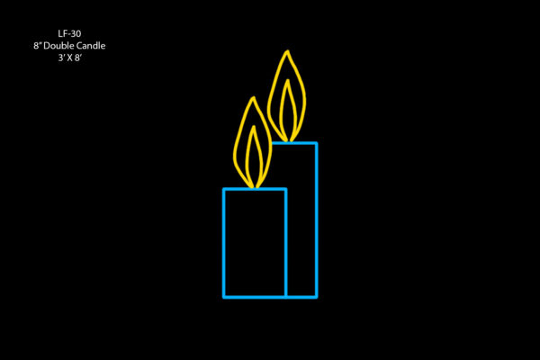 8' DOUBLE CANDLE