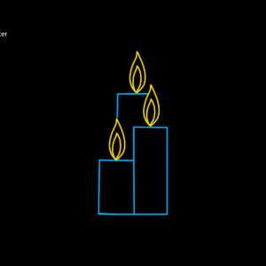 3 CANDLE CLUSTER