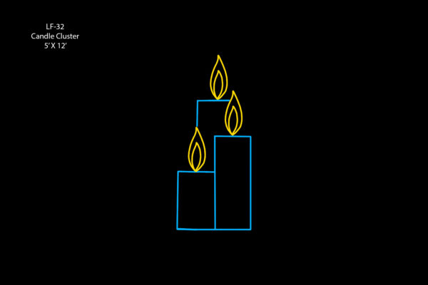 3 CANDLE CLUSTER