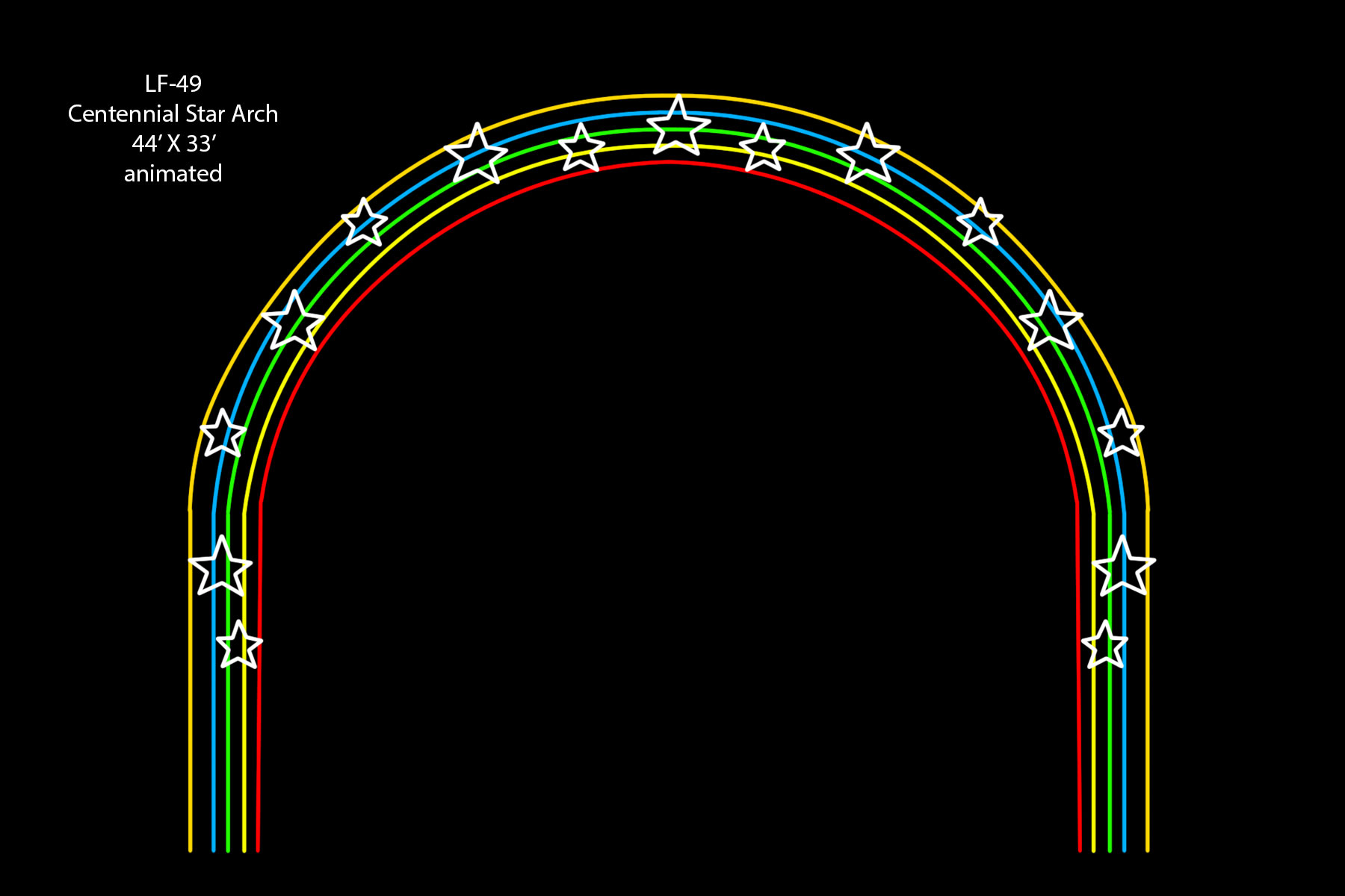 CENTENNIAL STAR ARCH (animated)