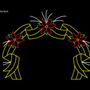 WALK THRU POINSETTIA ARCH