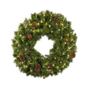 84" Mixed Pine Wreath - Extra Tips - No Bow
