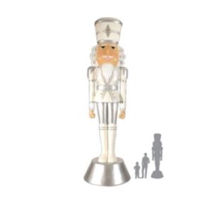 Christmas Nutcracker 9 ft. - Silver