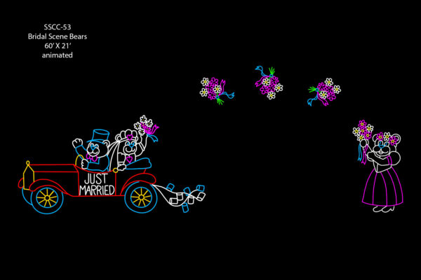 BRIDAL SCENE BEARS (animated)