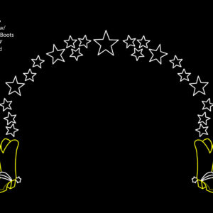 STAR ARCH W/ TWO COWBOY BOOTS (animated)