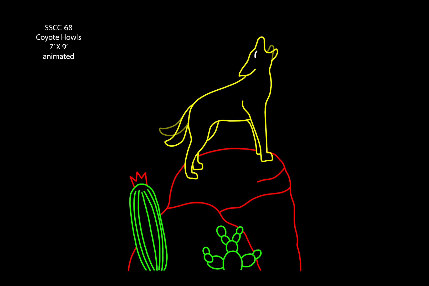 COYOTE HOWLS (animated)