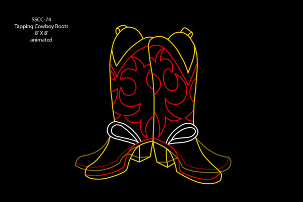 TAPPING COWBOY BOOTS (animated)