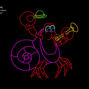 CRAB WITH HORN