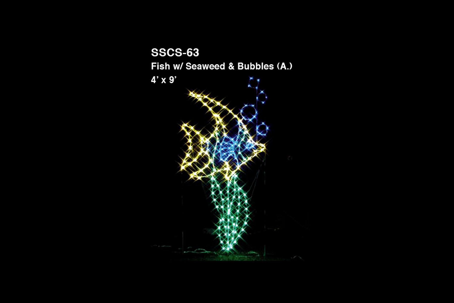 FISH W/ SEAWEED AND BUBBLES (animated)