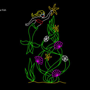 MERMAID W/ STAR FISH (animated)