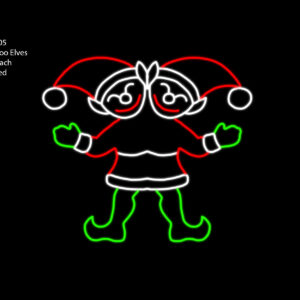TWO PEEK-A-BOO ELVES (animated)