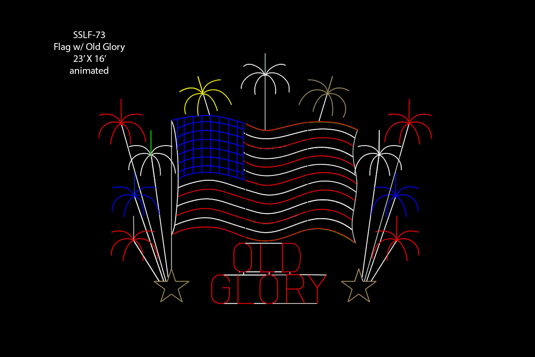 FLAG W/ OLD GLORY (animated)