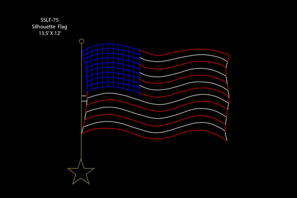 SILHOUETTE FLAG (13 1/2' X 12')