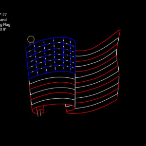 GARLAND WAVING FLAG