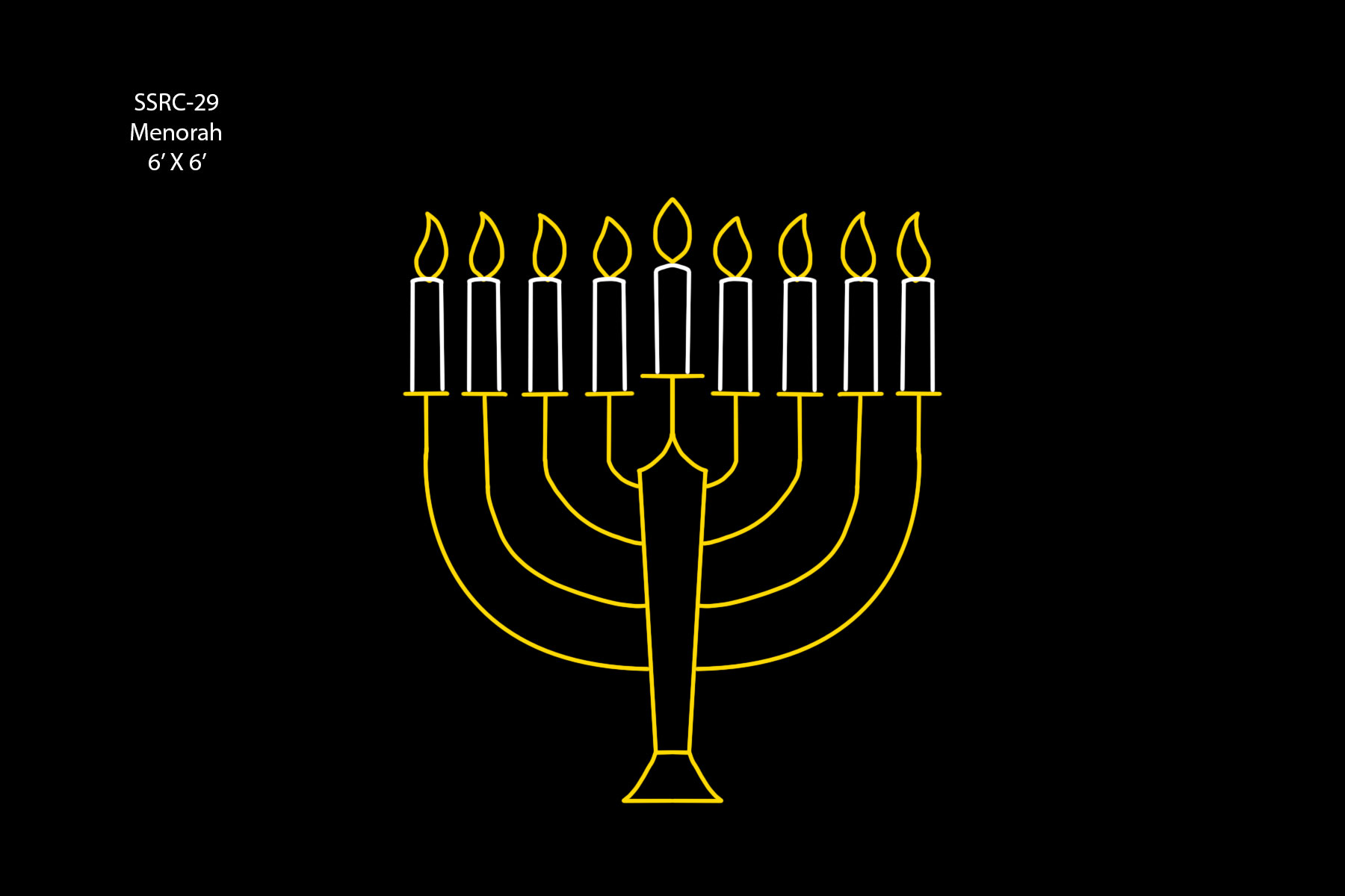 MENORAH (6' X 6')