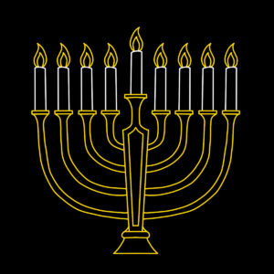 MENORAH (9 1/2' X 11')
