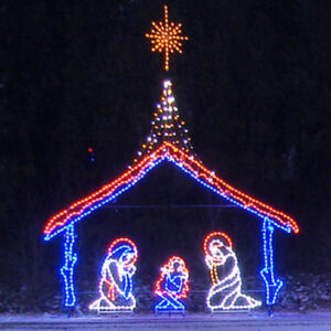 Mary, Joseph, Baby Jesus & Stable (package)