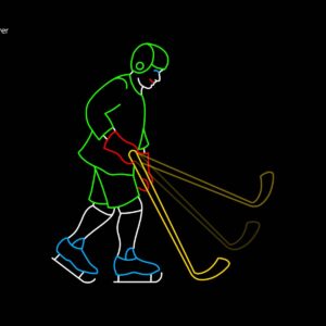 ICE HOCKEY PLAYER (animated)