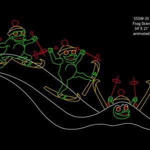FROG SKIIER (animated)
