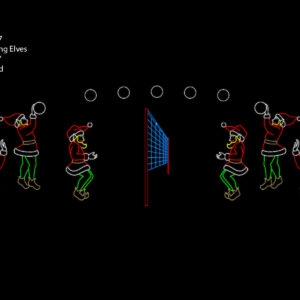 VOLLEYBALL PLAYING ELVES (animated)