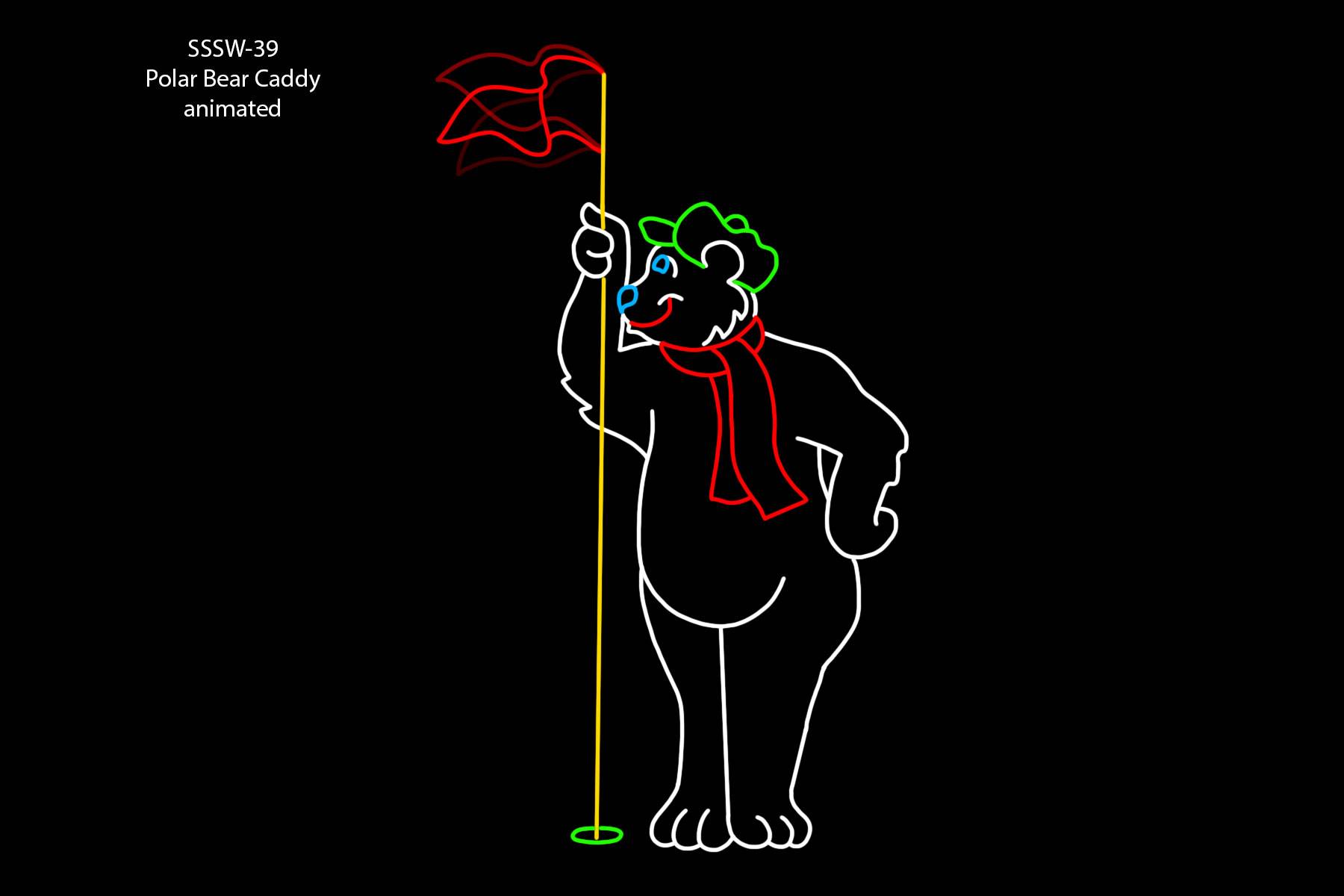 POLAR BEAR CADDY (animated)