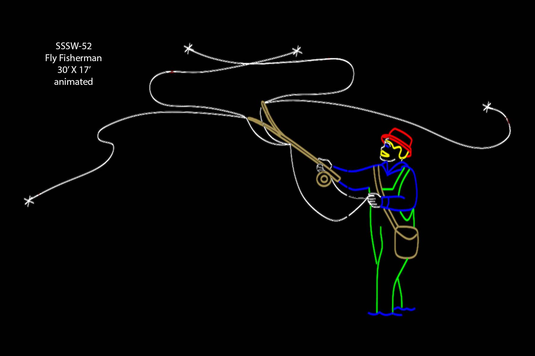 FLY FISHERMAN (animated)