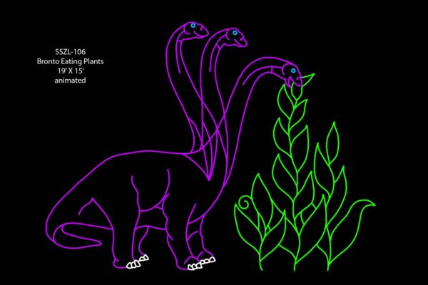 BRONTO EATING PLANTS (animated)
