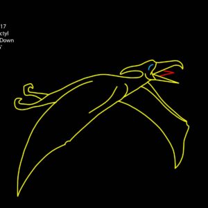 PTERODACTYL W/ WINGS DOWN
