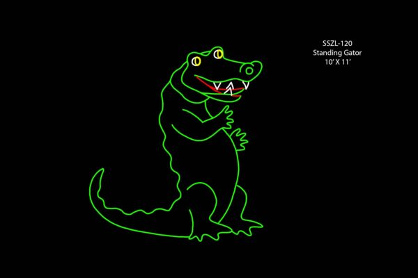 STANDING GATOR (animated)