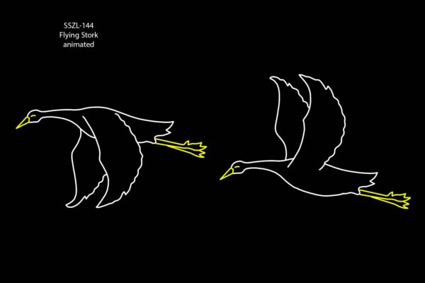 FLYING STORK (animated)