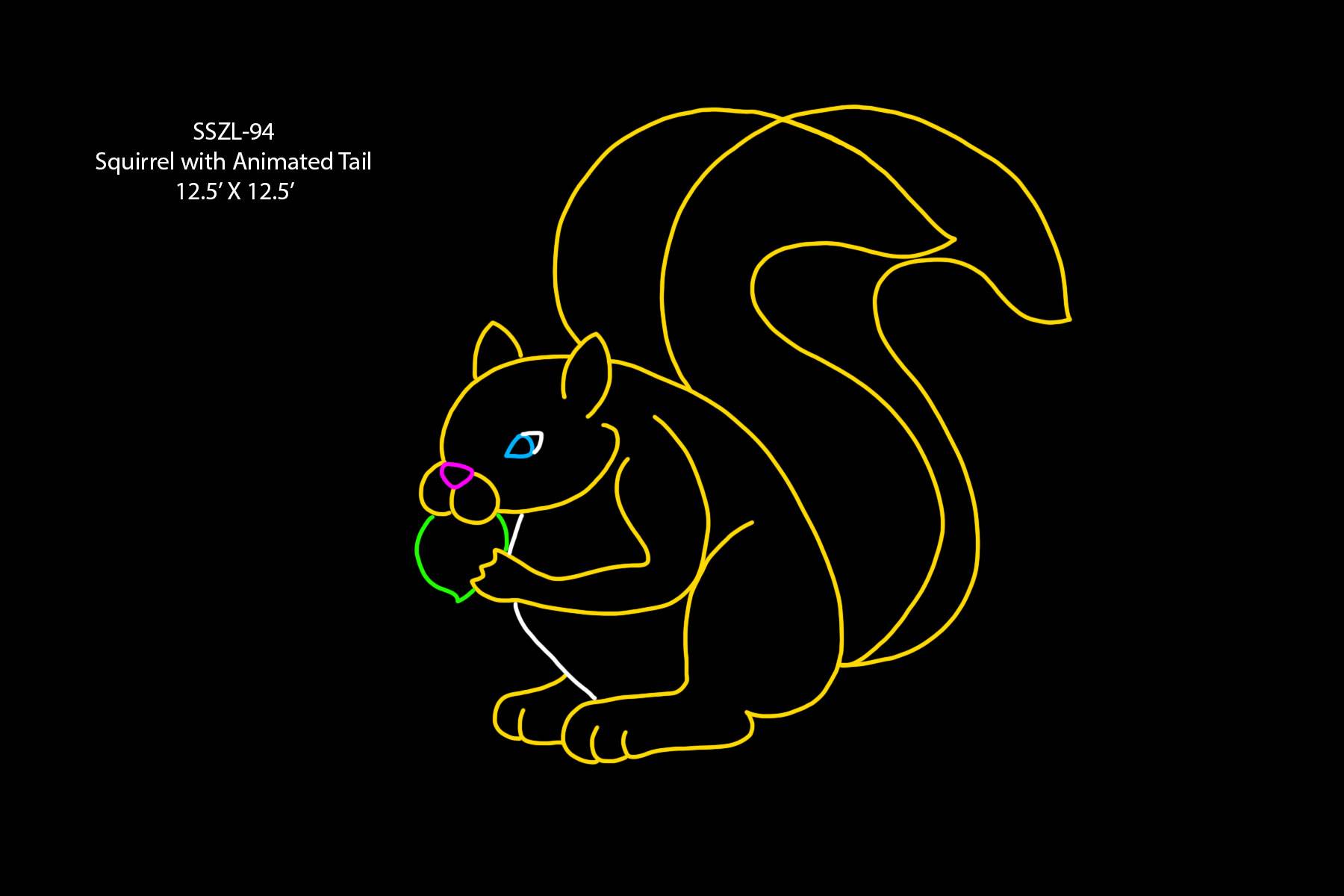 SQUIRREL W/ (animated) TAIL