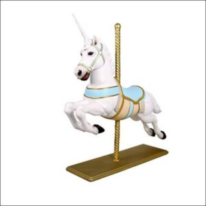 4.75' Christmas Carousel Unicorn