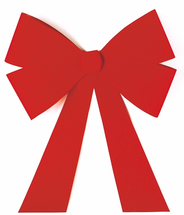 Vinyl Flocked Finish - 4 Loop Bow